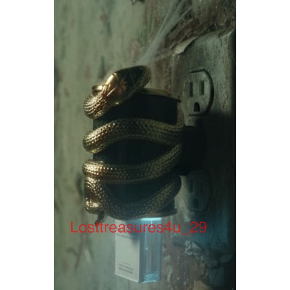 Bath & Body Works Wallflowers Plug-In Gold Coil Snake Gothic Halloween
